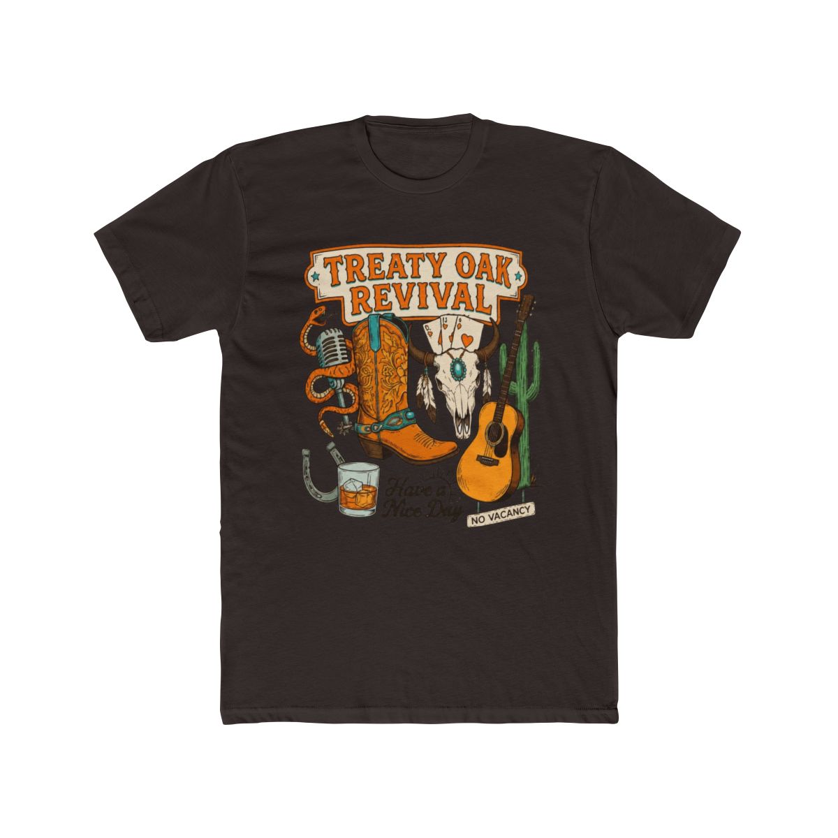 Treaty Oak Revival, Country Music, Vintage Western Cowboy - alternate angle 2, merchandise