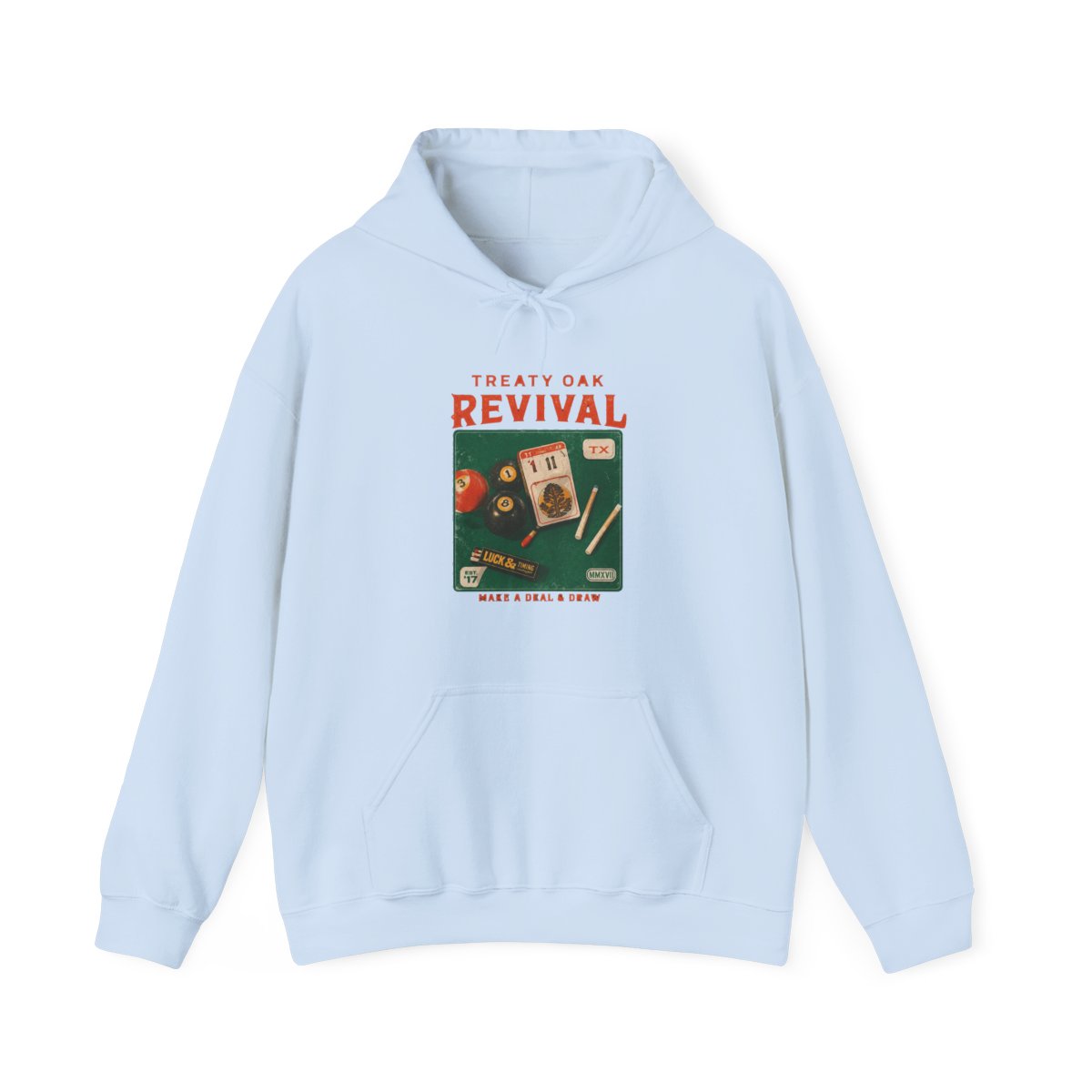 Streetwear Graphic Hoodie | Casual Pullover for Everyday Layering | Treaty Oak Revival