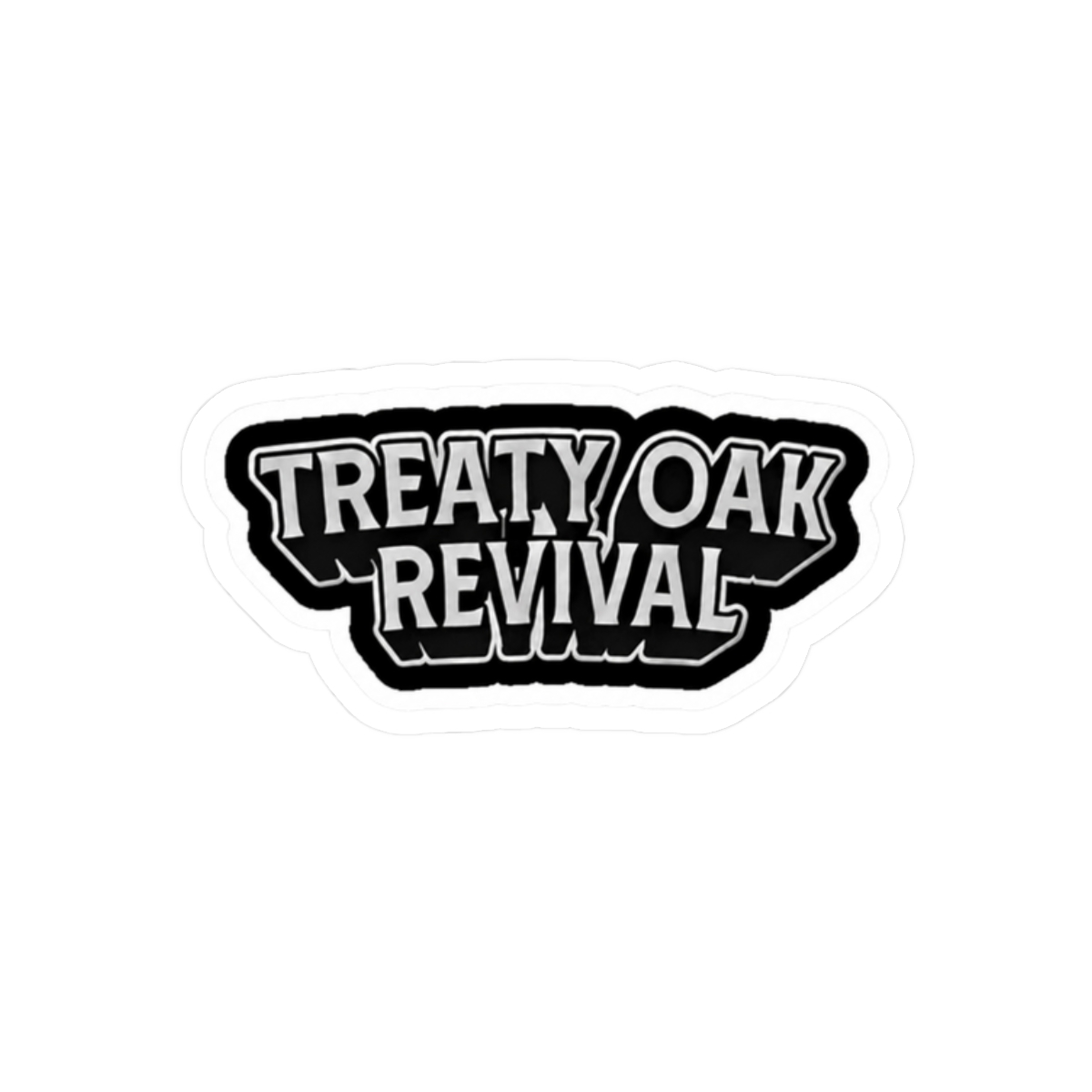The Treaty oak Revival band Sticker - alternate angle 3, merchandise