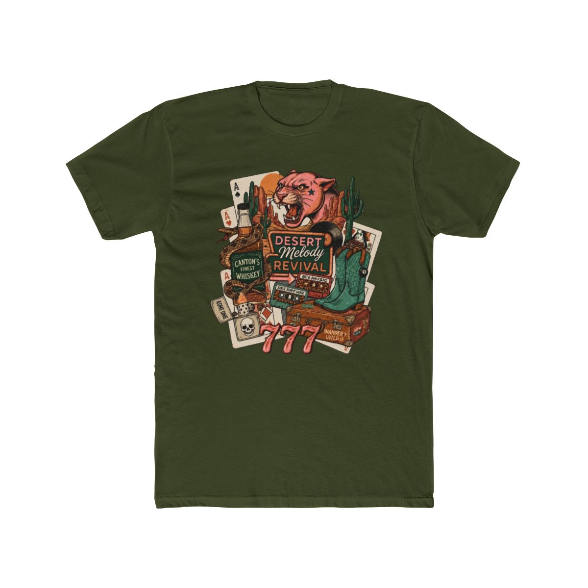 Comfort Colors Treaty Oak Revival Country Music Shirt, Western Cowboy And Cowgirl Tee - alternate angle 5, merchandise