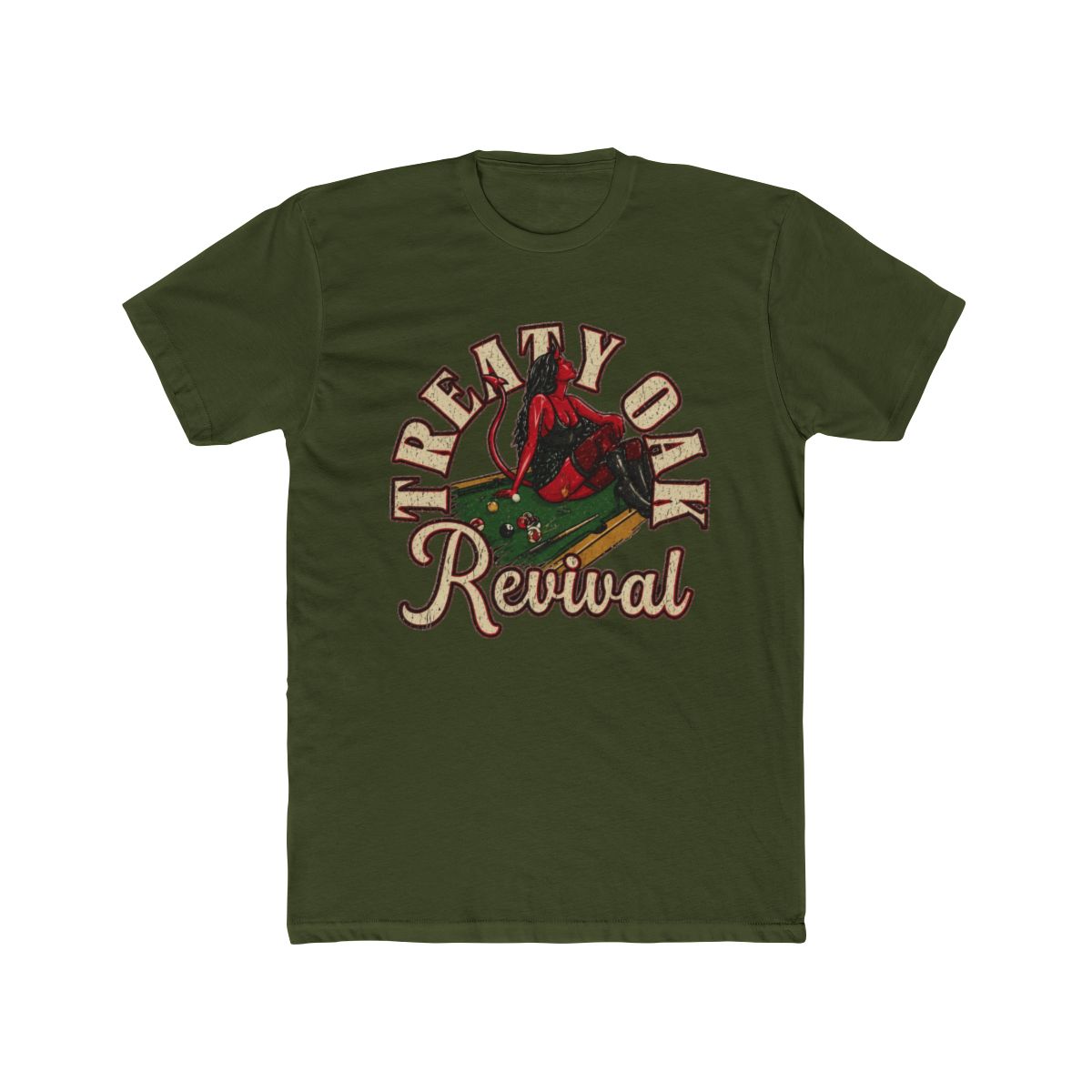Treaty Oak Revival Retro T Shirt - alternate angle 4, merchandise