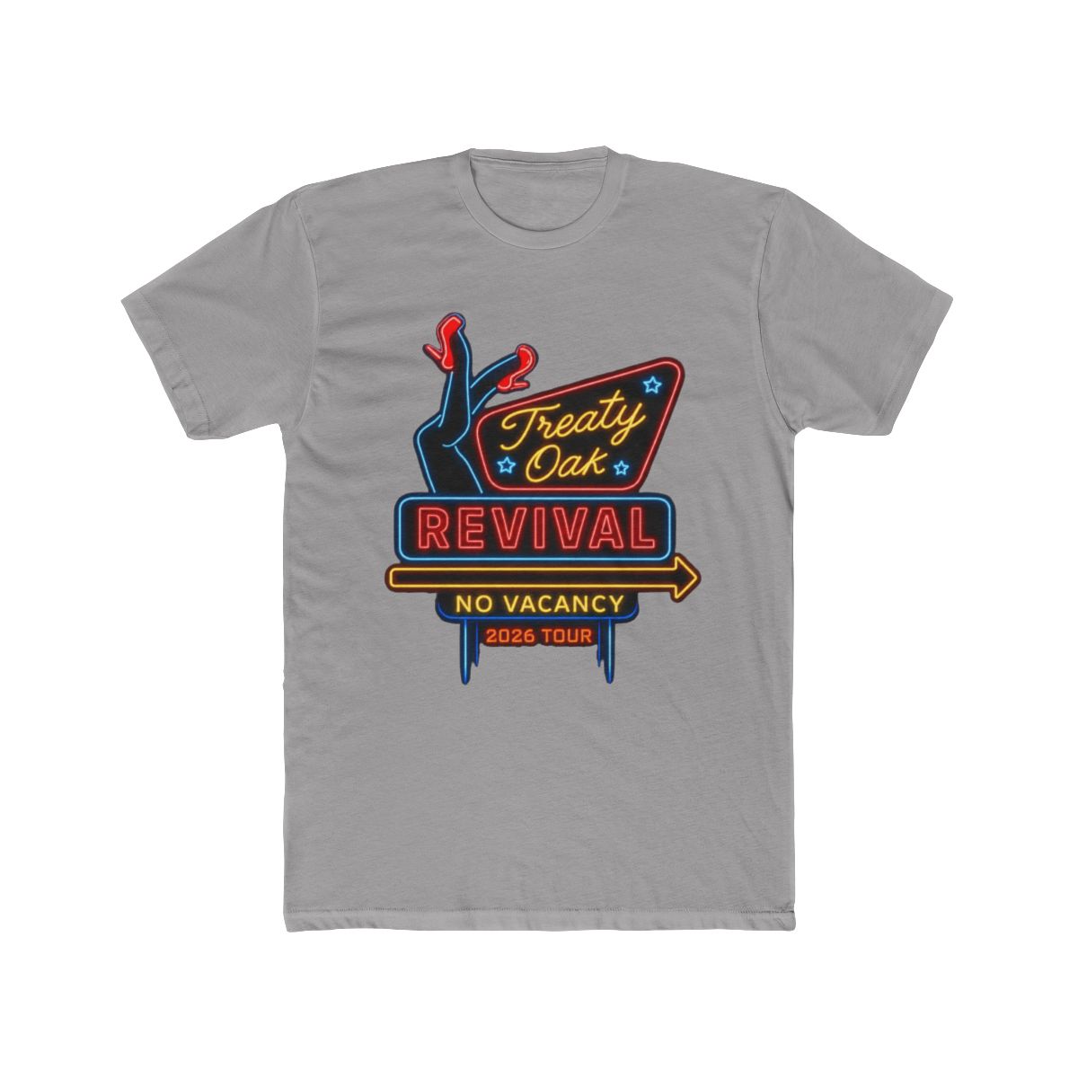 Treaty Oak Revival 2026 West Texas Degenerate Tour T Shirt - alternate angle 2, merchandise