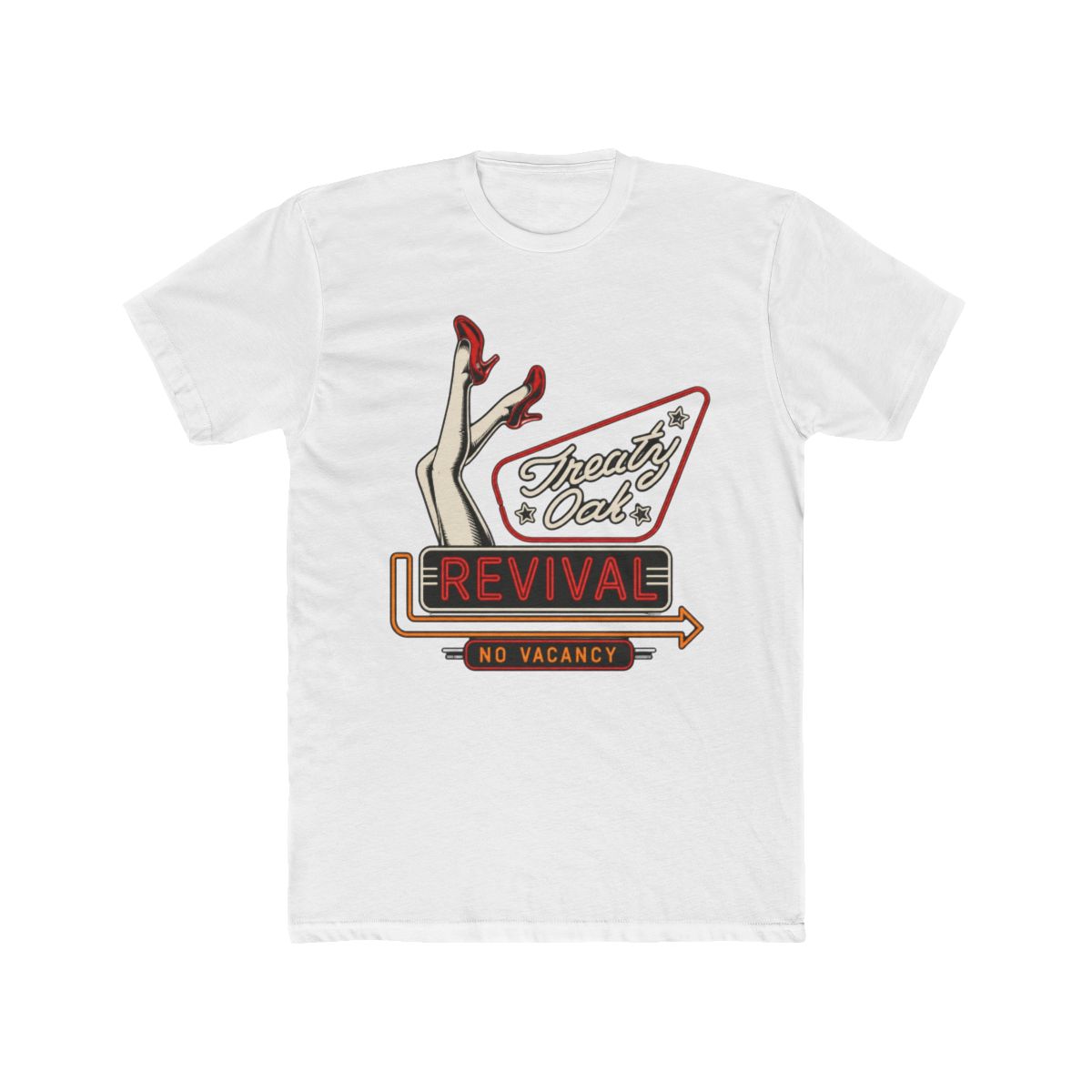 Treaty Oak Revival Vintage Neon Sign T Shirt - Official T-Shirts merchandise