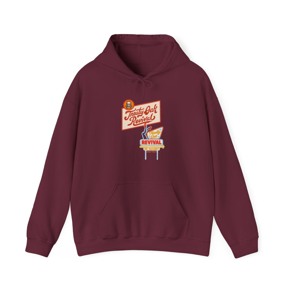 Everyday Streetwear Hoodie | Casual Layering Piece for Outfits | Treaty Oak Revival - alternate angle 3, merchandise