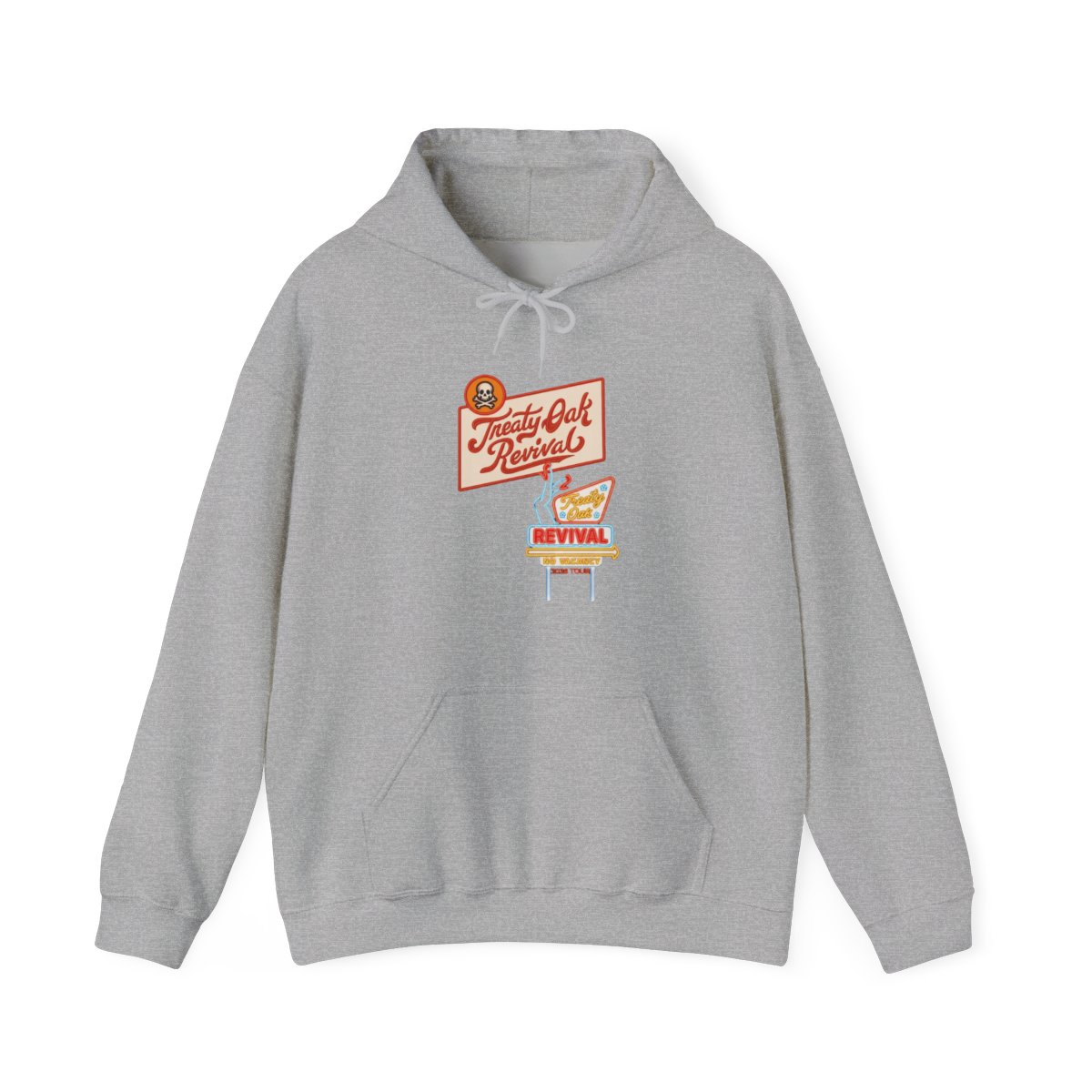 Everyday Streetwear Hoodie | Casual Layering Piece for Outfits | Treaty Oak Revival - alternate angle 2, merchandise