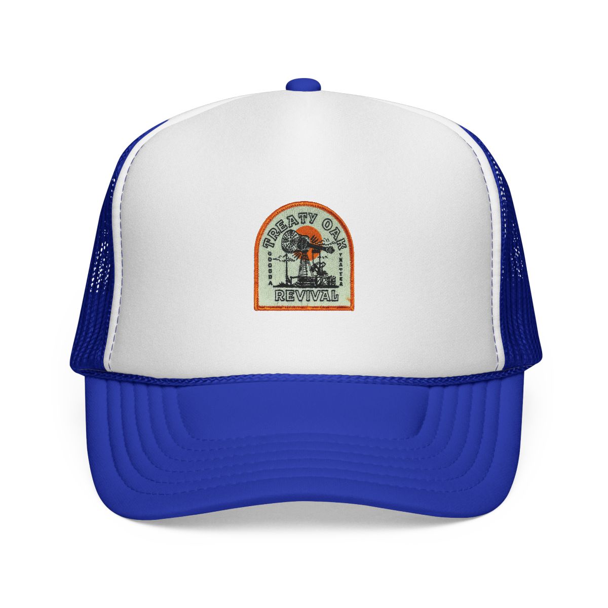AUS TOR Patch Trucker Hat | Treaty Oak Revival - alternate angle 4, merchandise