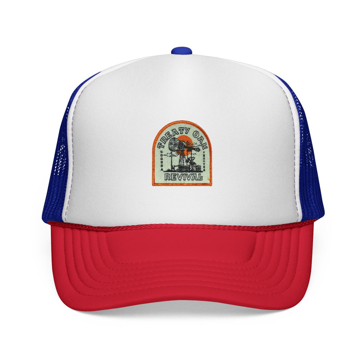 AUS TOR Patch Trucker Hat | Treaty Oak Revival - alternate angle 5, merchandise
