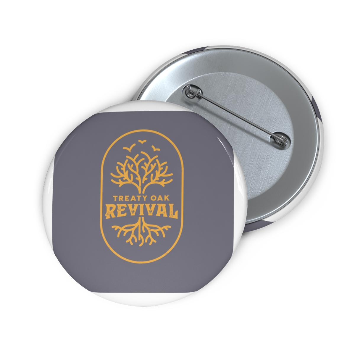 Treaty Oak Revival Pin - alternate angle 1, merchandise