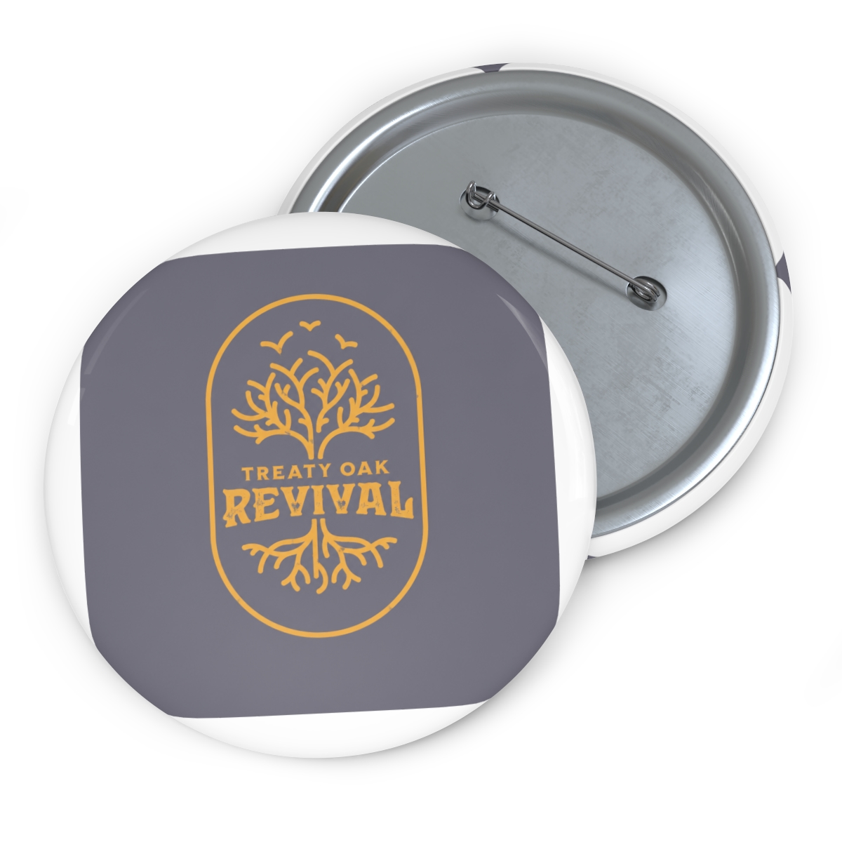 Treaty Oak Revival Pin - alternate angle 2, merchandise